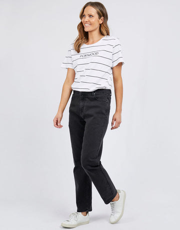 Barkly Straight Leg Jeans - Black