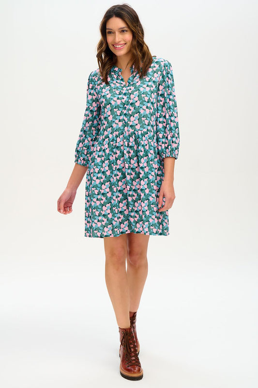 Astra Smock Dress - Multi Layered Hearts