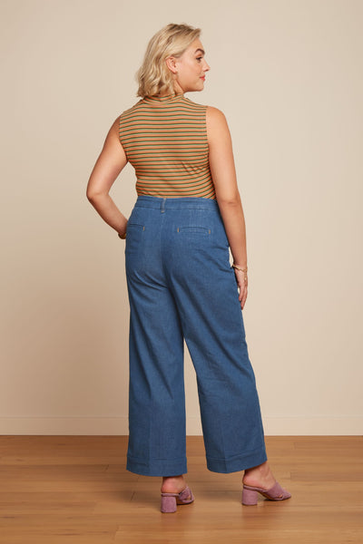 Lisa Culotte - Denim Chambray