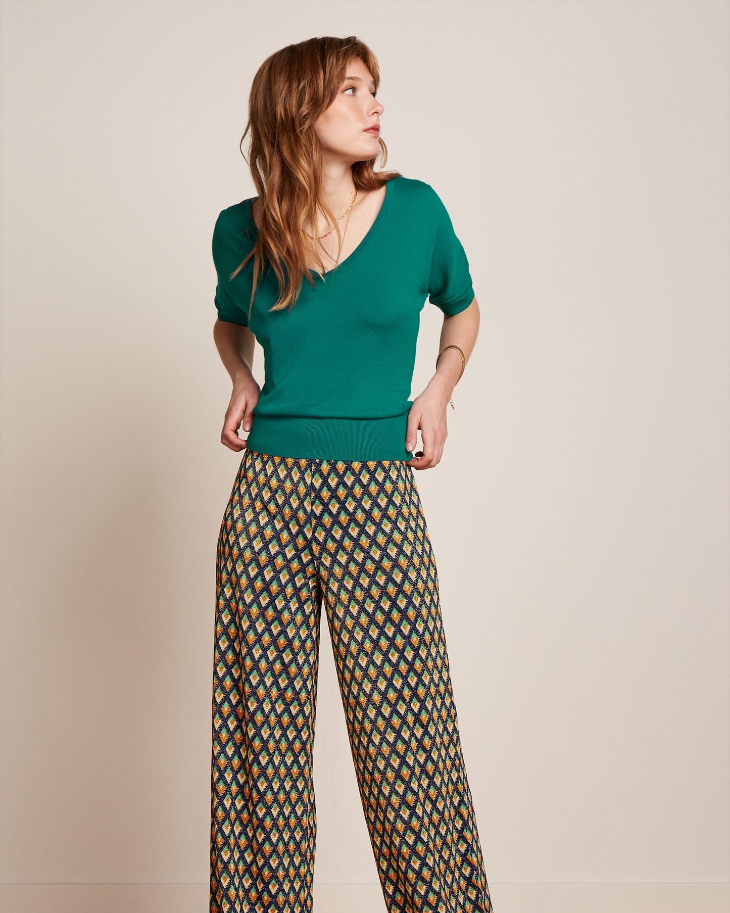 Valentina Club Top - Kayaking Green