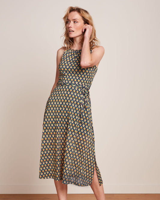Hazel Dress - Pebbles