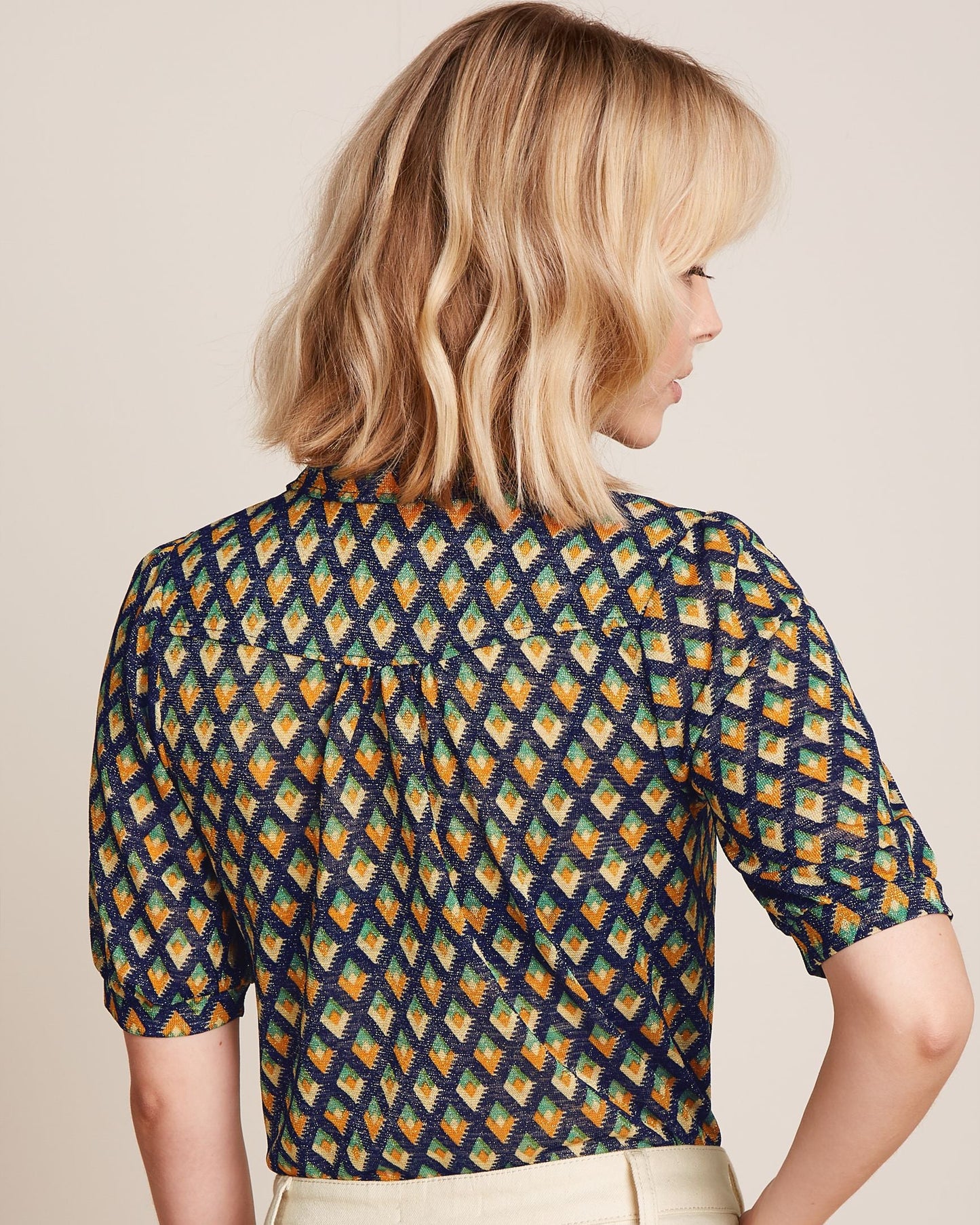 Carina Blouse - Pebbles