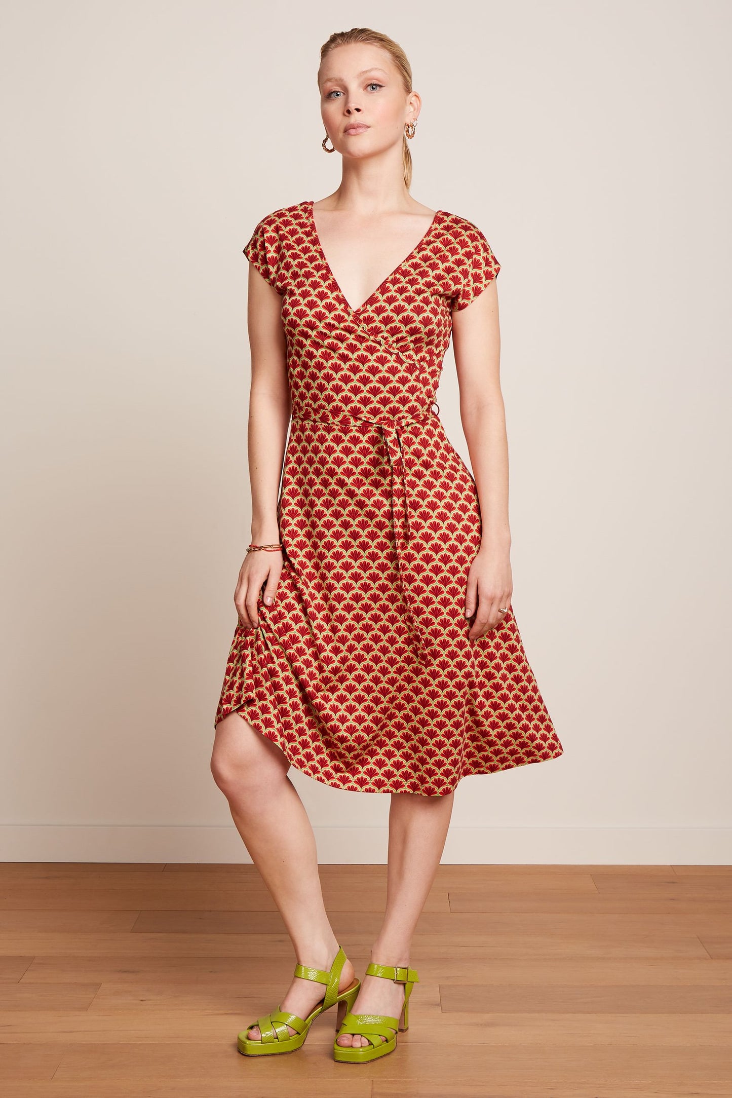Mira Dress - Touche True Red