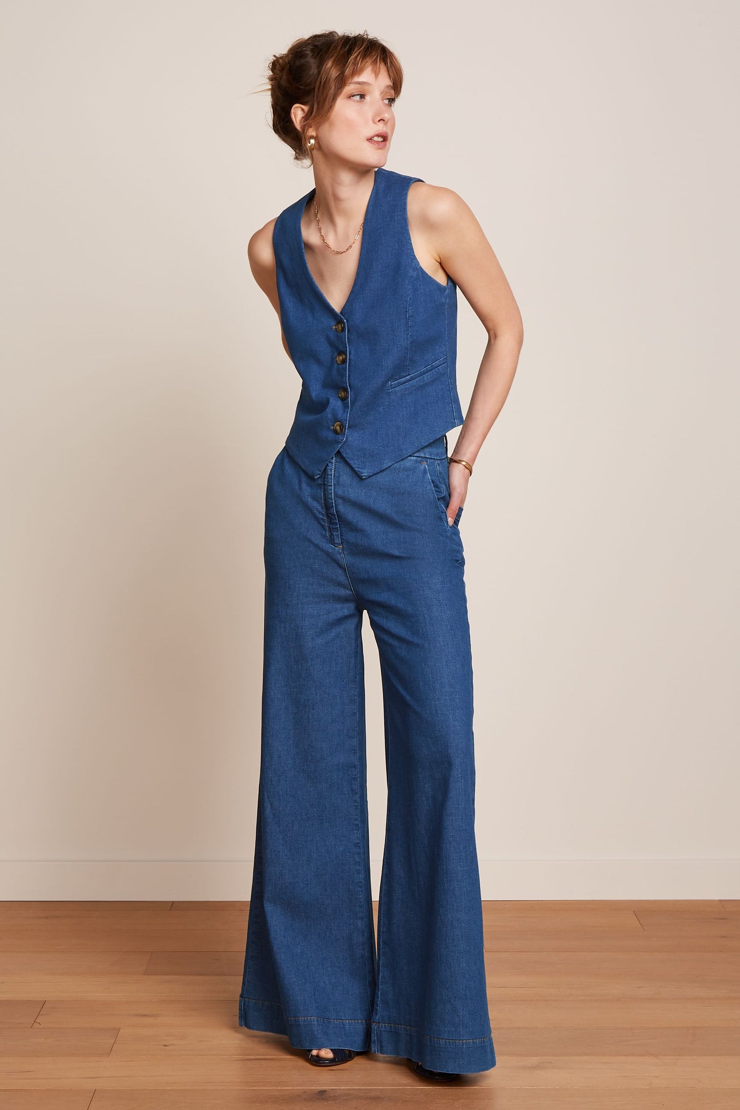 Peppa pants - Chambray