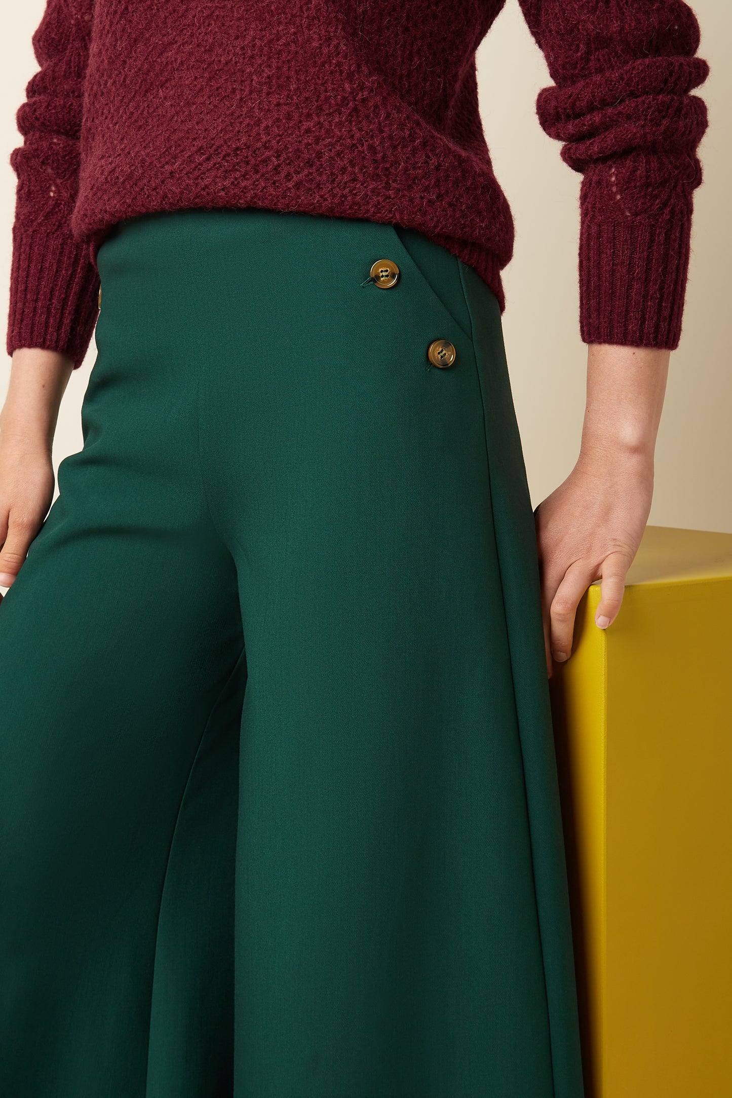 Pia Pants - Marple Pine Green