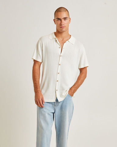 Intro Polo Knit Shirt - White