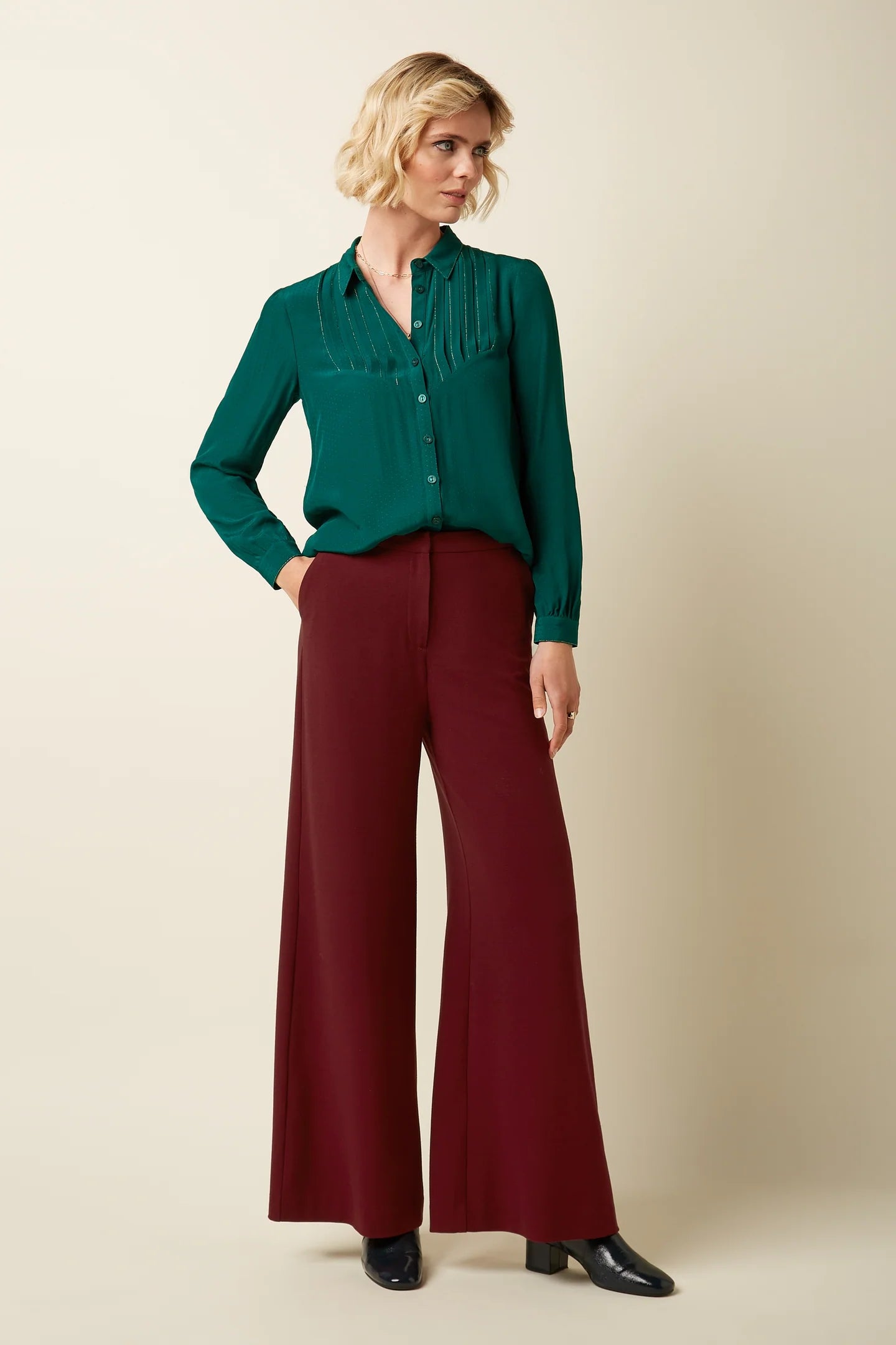 Karen Blouse - Sista Coast Blue