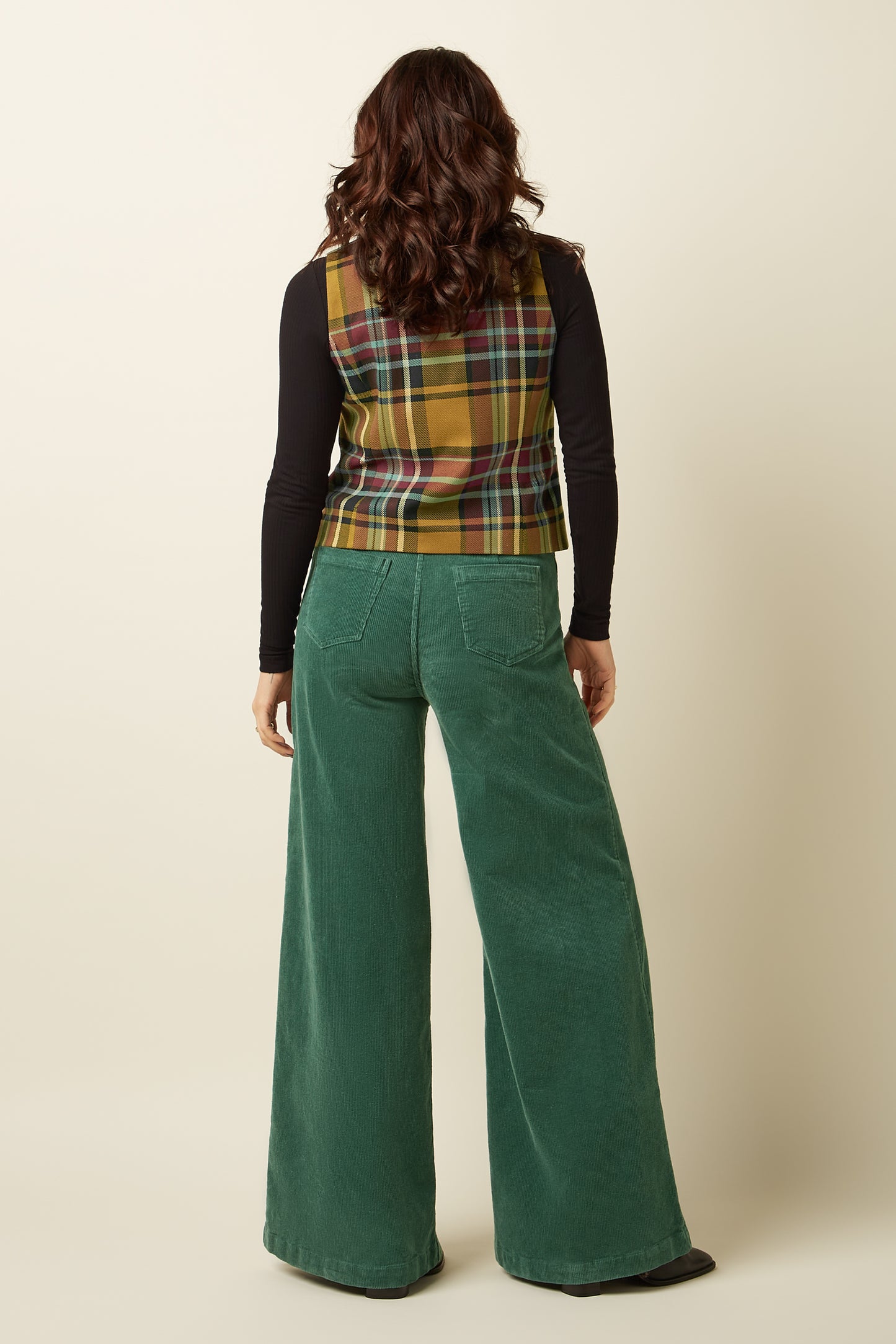 Peppa Pants - Matcha Green Corduroy
