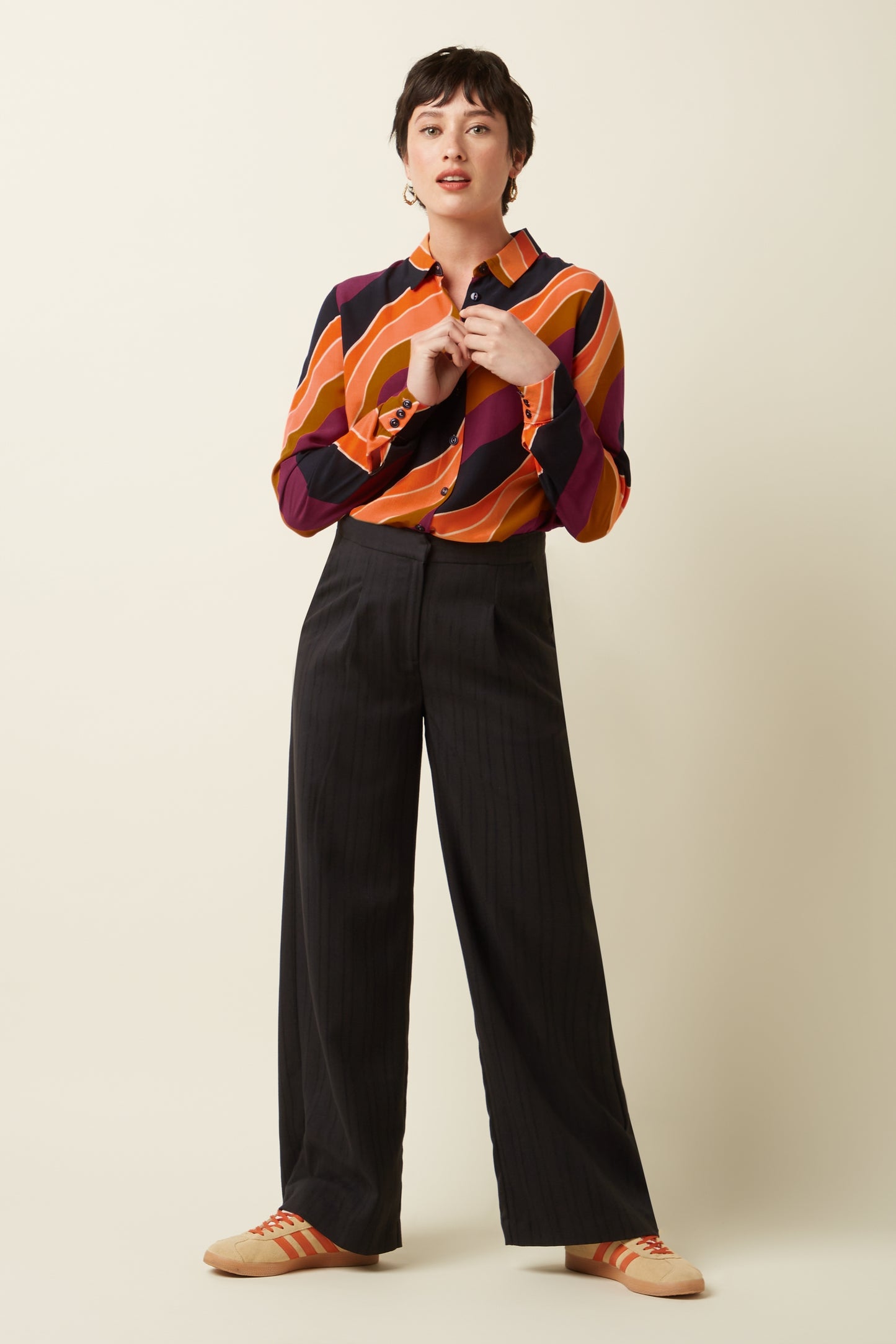 Maisie Blouse - Razzle Beaujolais Red