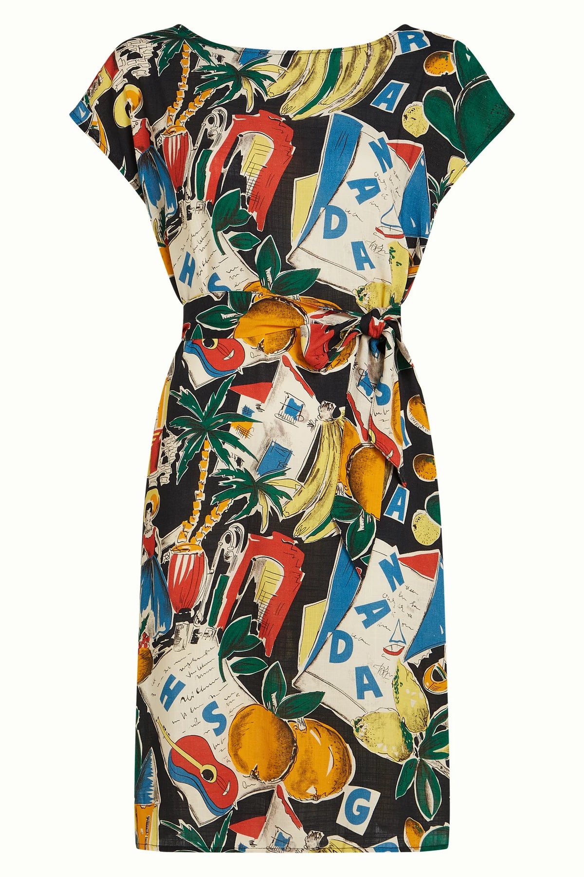 Manon Dress Tropez - Black