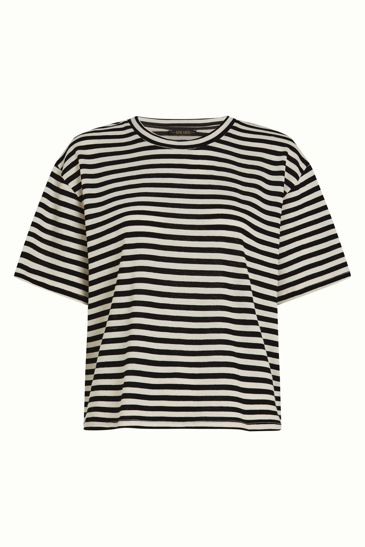 Boxy Top Chopito Stripe - Black