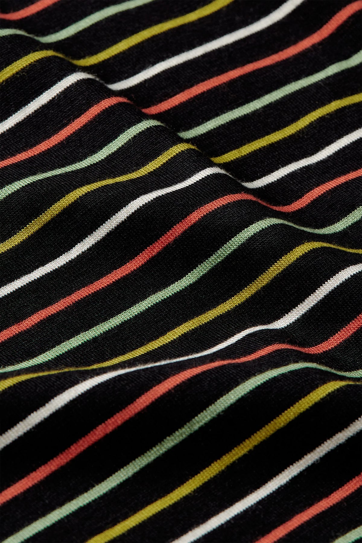 Juno Panel Skirt Menchini Stripe - Black