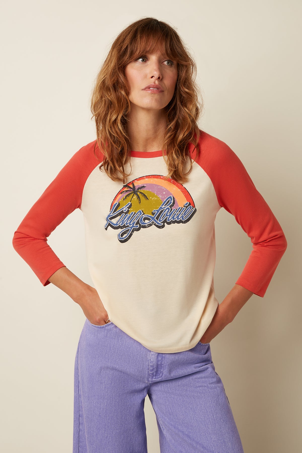Raglan Tee - Summer Fig