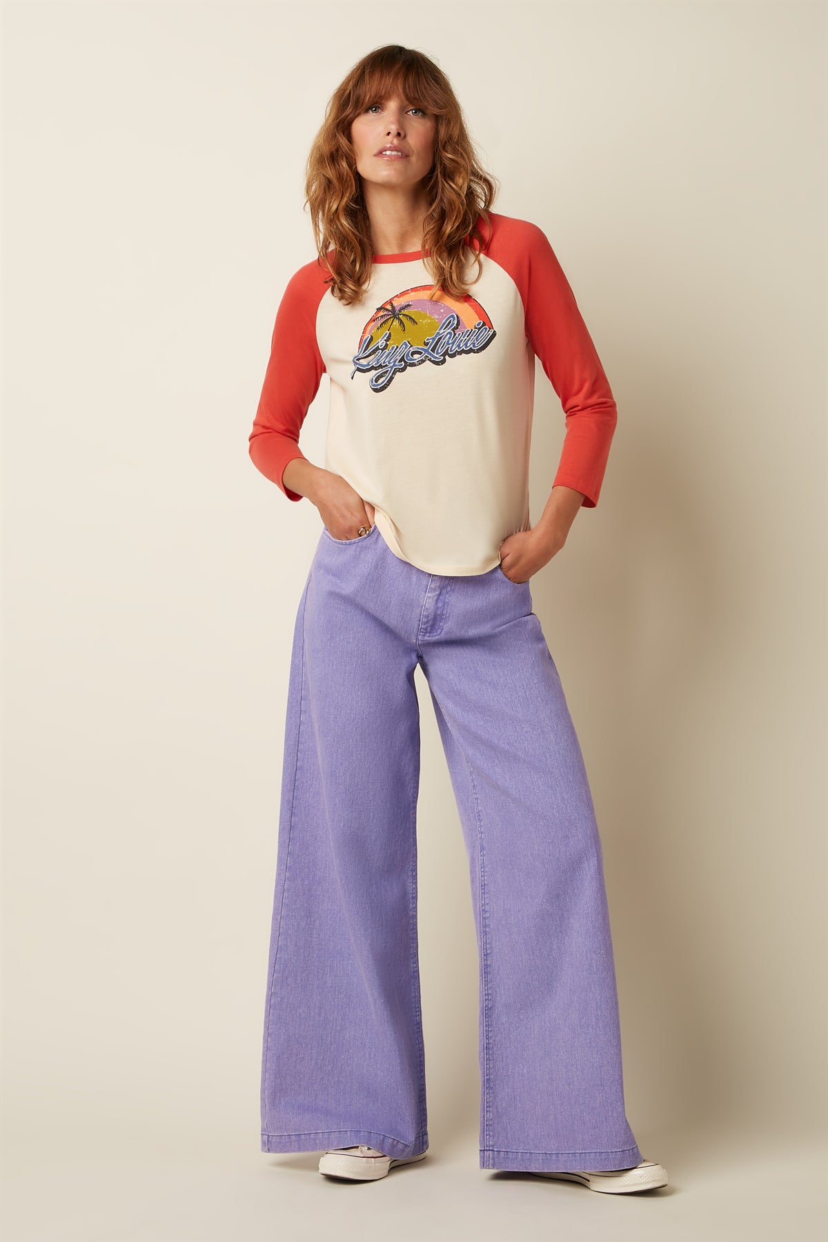 Raglan Tee - Summer Fig