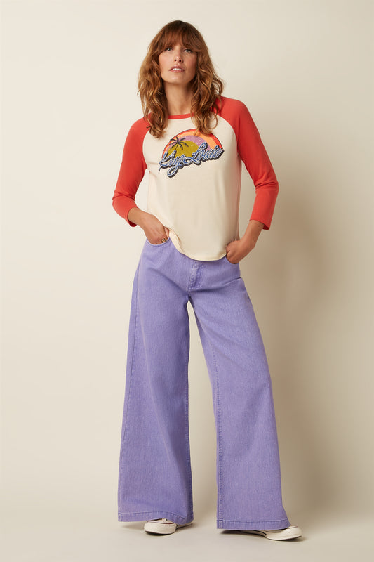 Raglan Tee - Summer Fig