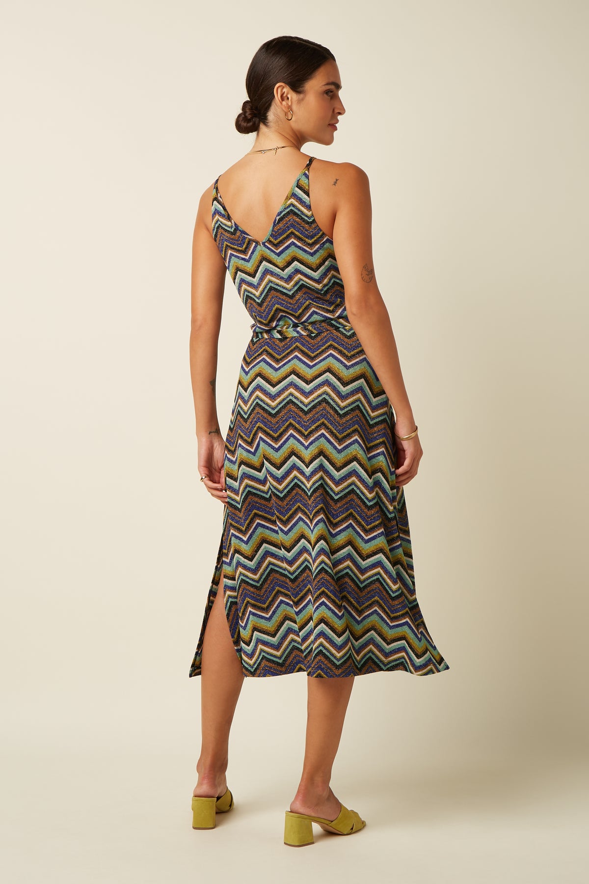 Hazel Dress Shio - Strong Blue