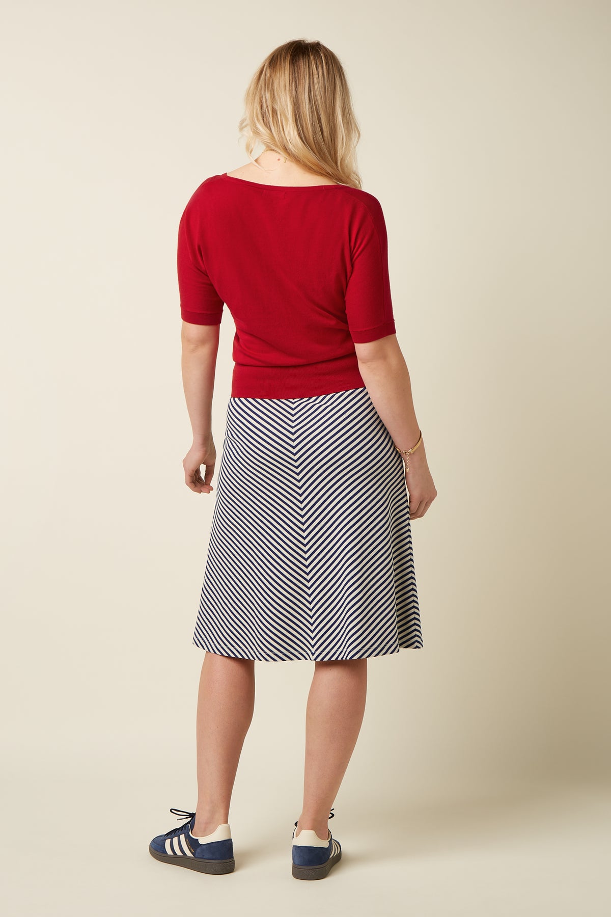 Juno Panel Skirt Mariniere - Beacon Blue
