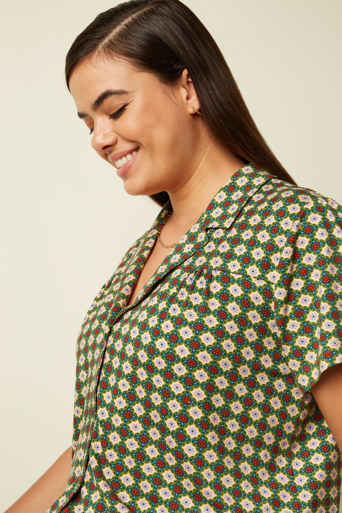 Tex Blouse Jade - Ponderosa Green