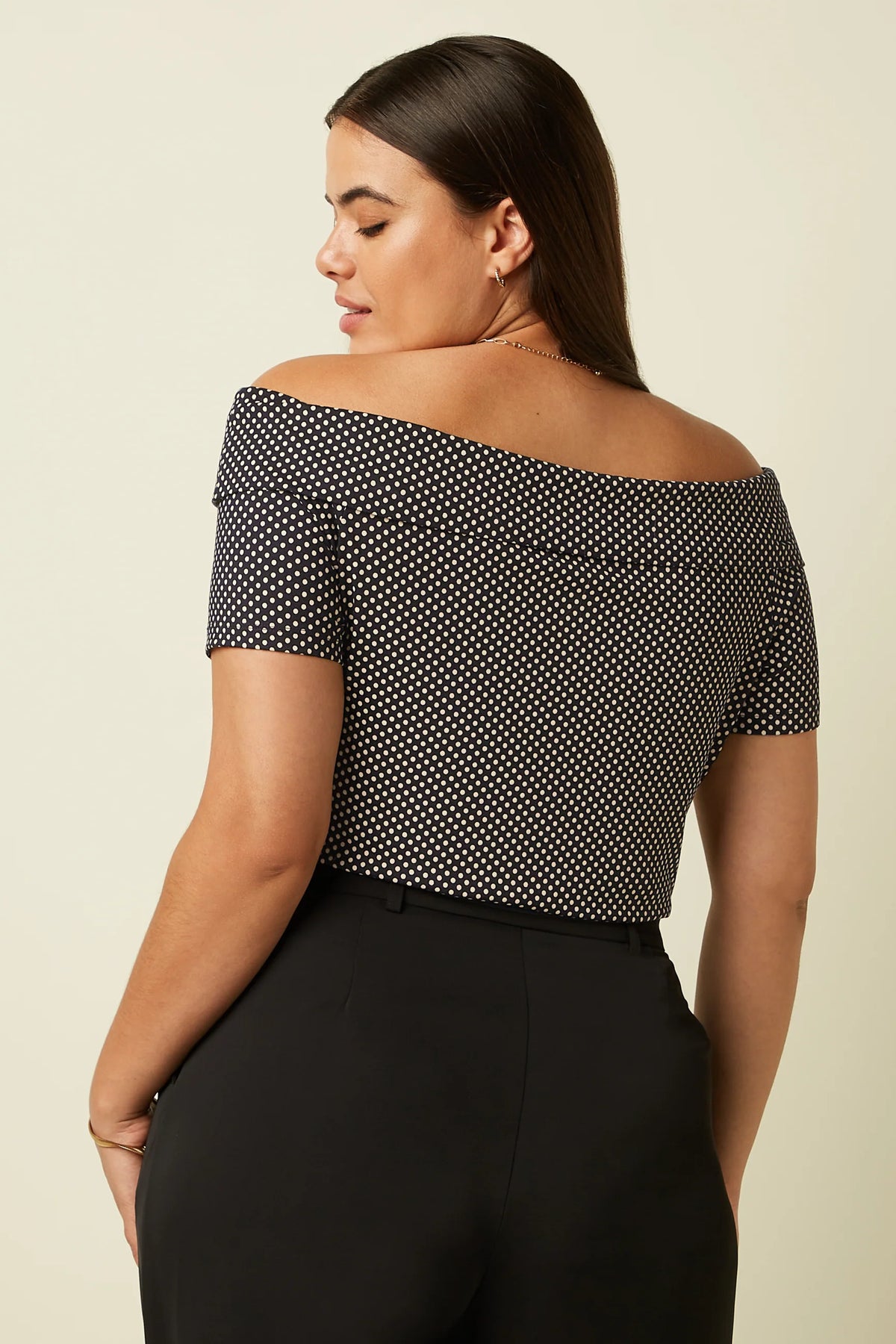 Nives Top Piper Jersey - Black