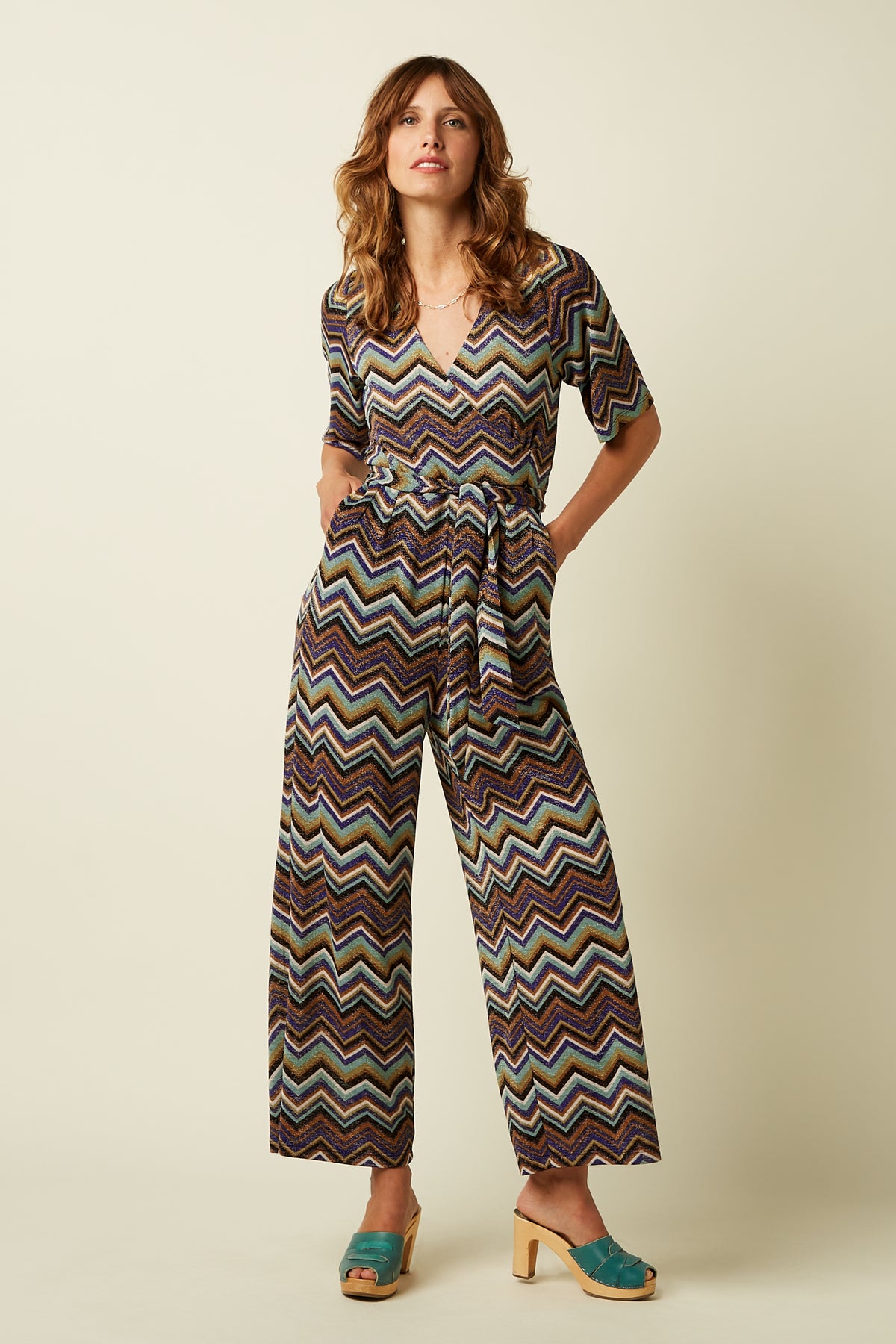 Zita Jumpsuit Shio - Strong Blue
