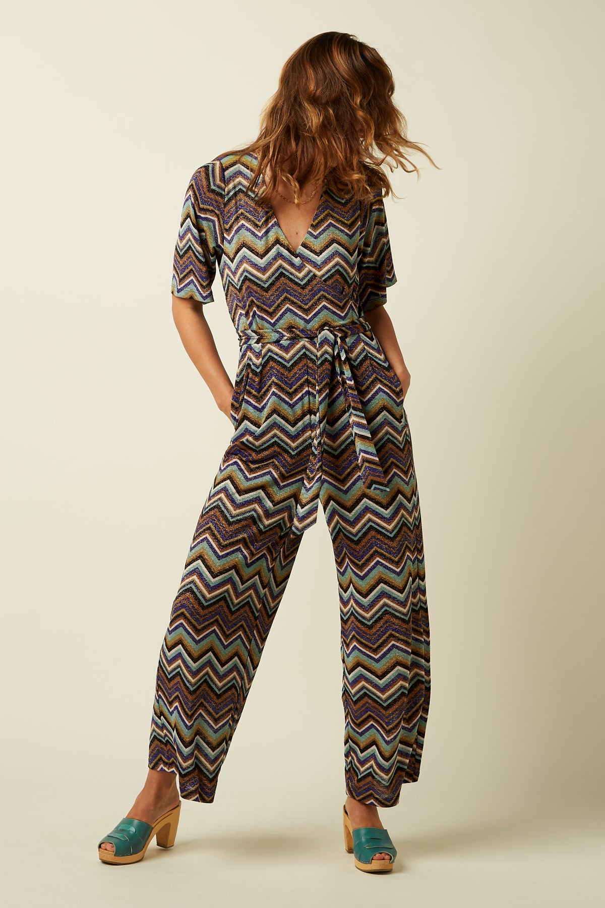 Zita Jumpsuit Shio - Strong Blue