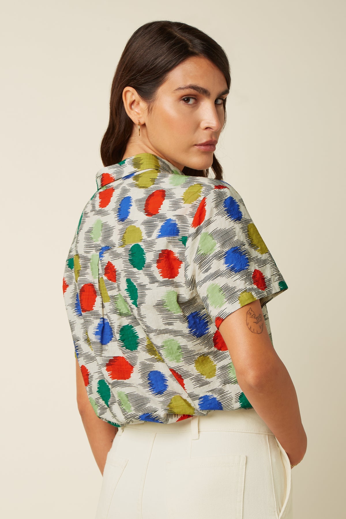 Evelina Blouse Walton - Icecream