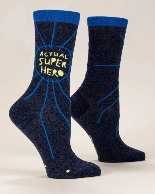 Actual Super Hero - Womens Socks