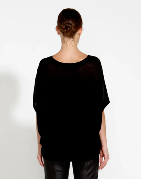Irises Knit Top - Black