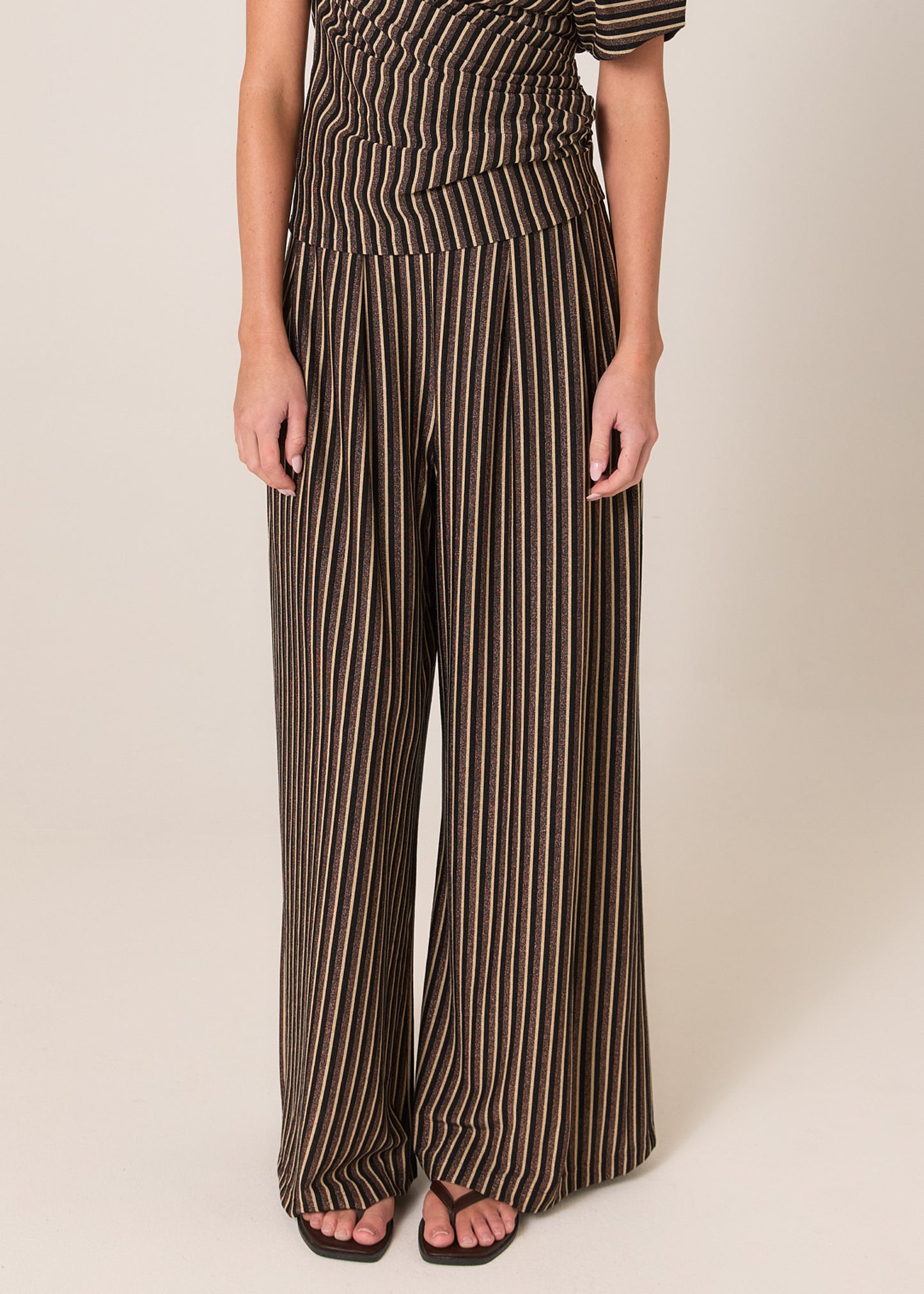 Everlyn Metallic Jersey Pant - Multi