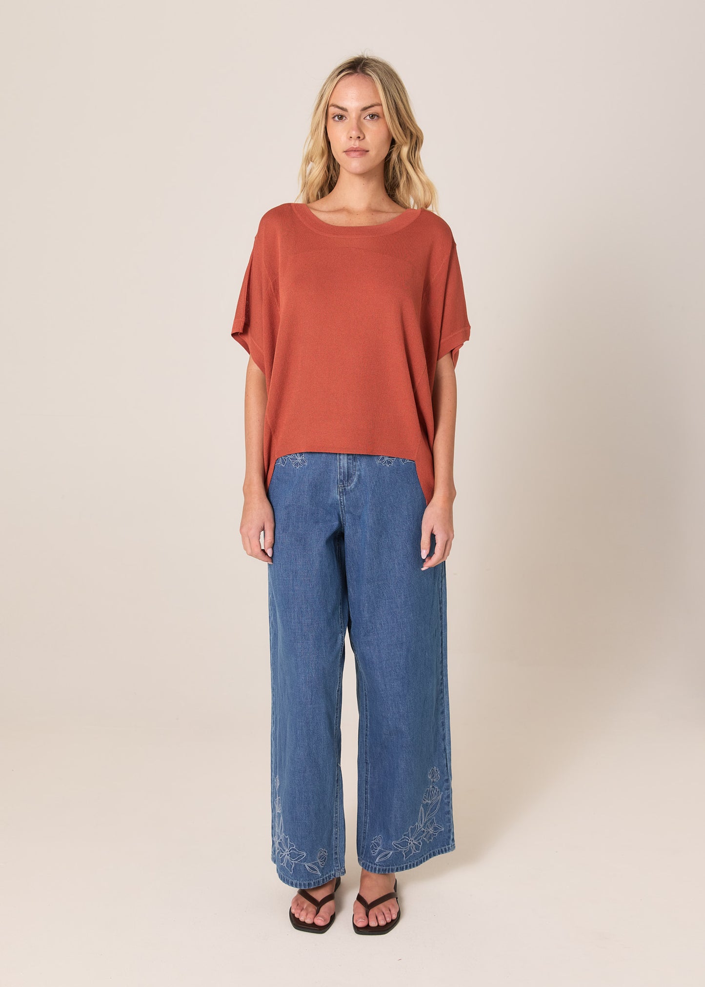 Esther Knit Top - Dusty Cinnamon