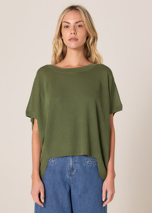 Esther Knit Top - Olive