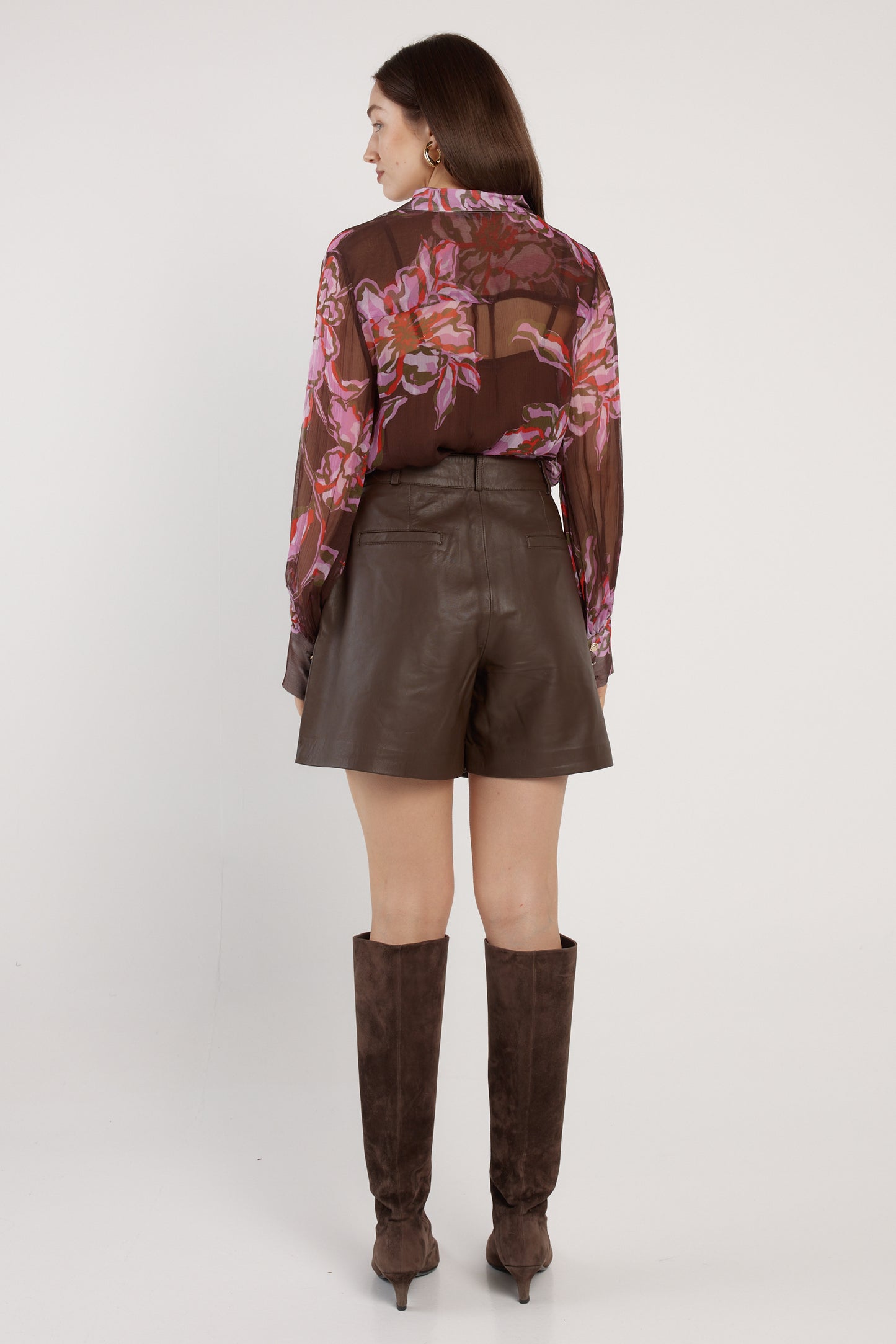 Nyomi Blouse - Dark Flower