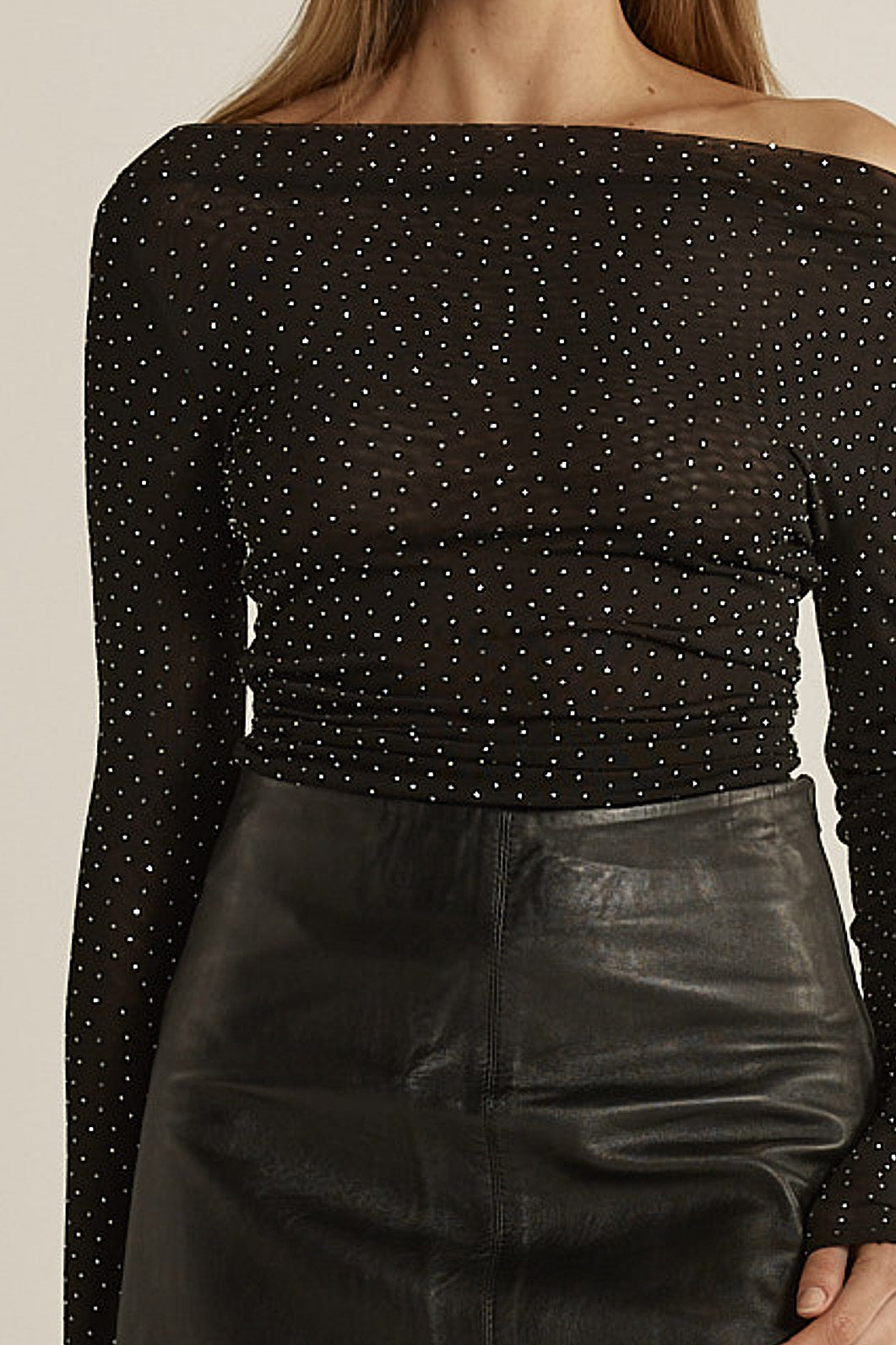 Sora Studded Top - Black
