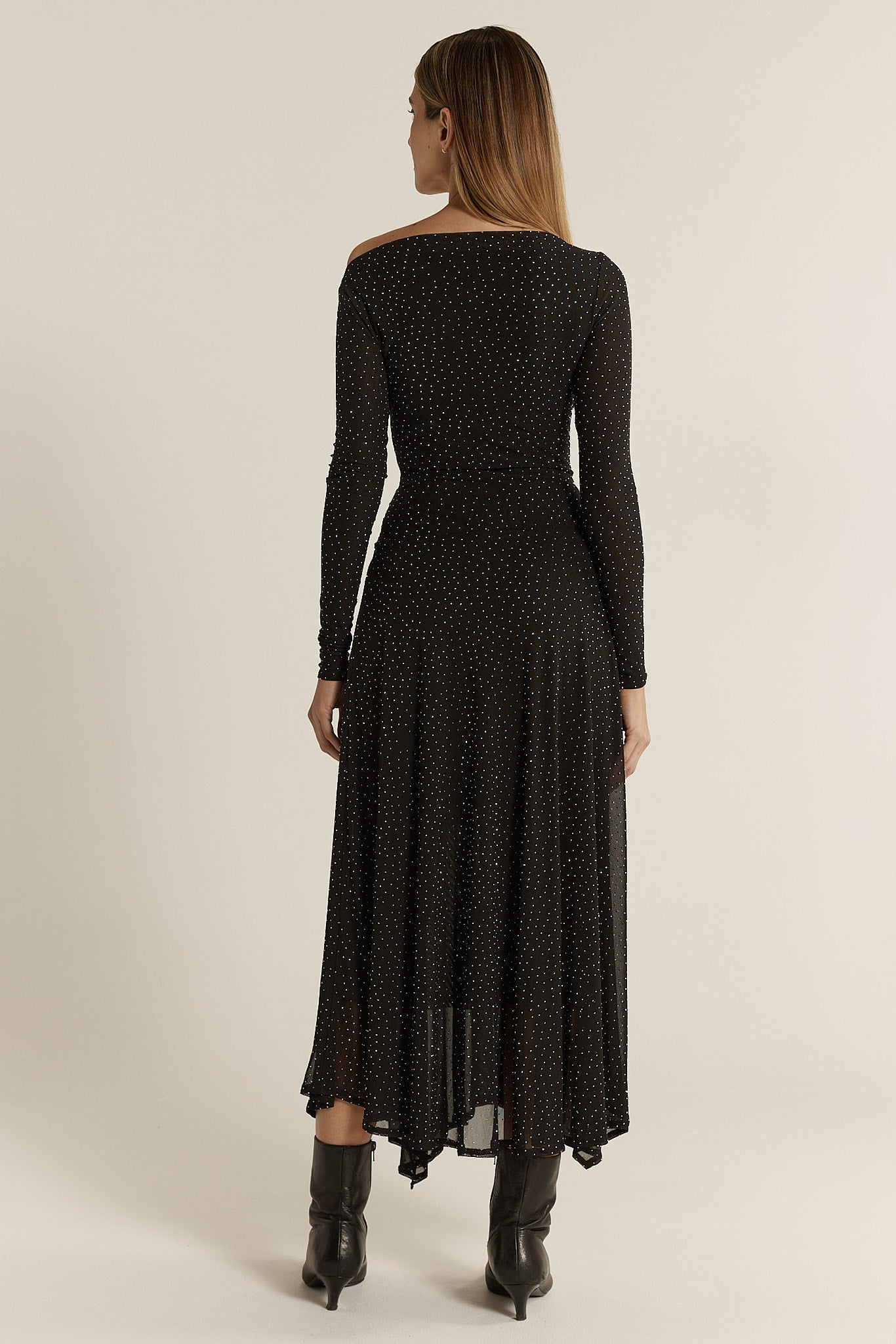 Sora Studded Dress - Black