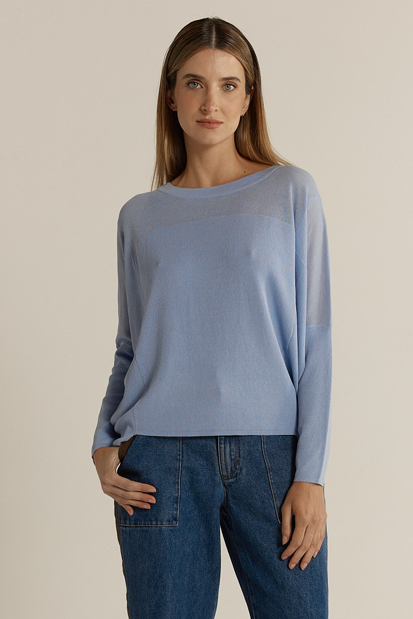 Charlie Knit - Wisteria Blue
