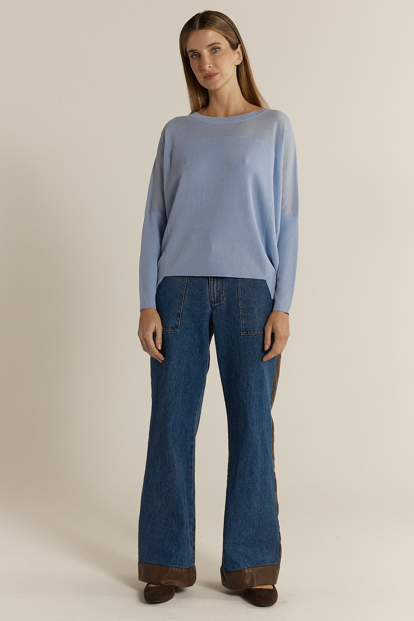 Charlie Knit - Wisteria Blue