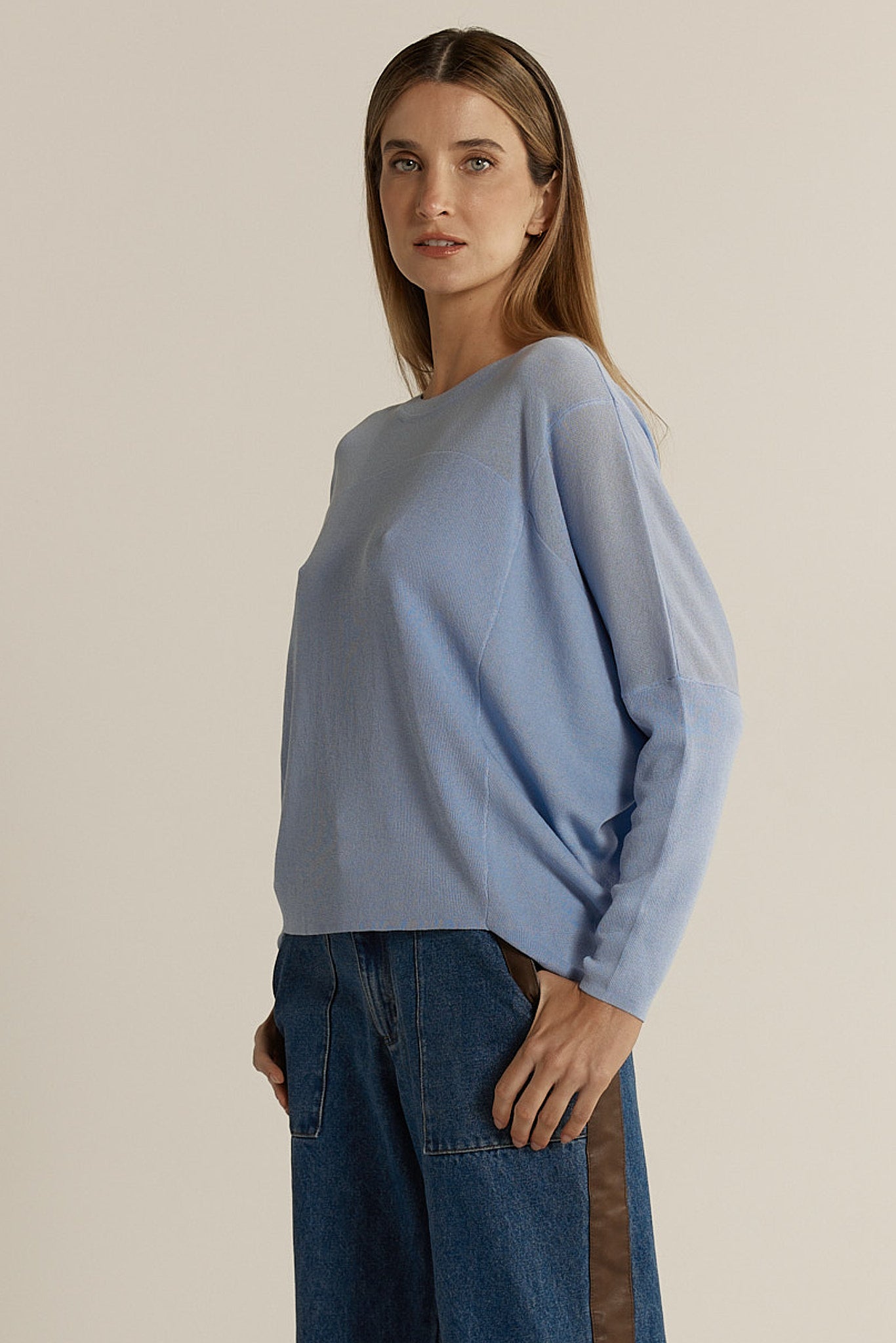 Charlie Knit - Wisteria Blue