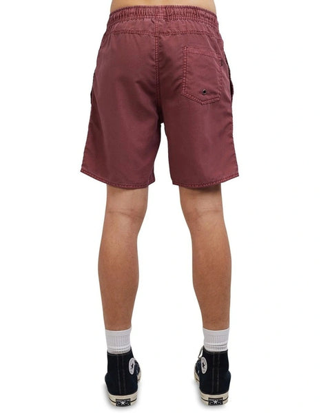 Illusion Shorts - Burgundy