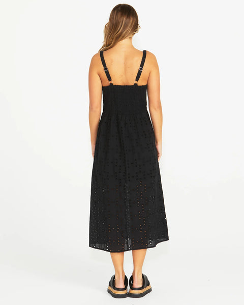 Kirby Midi Dress - Black