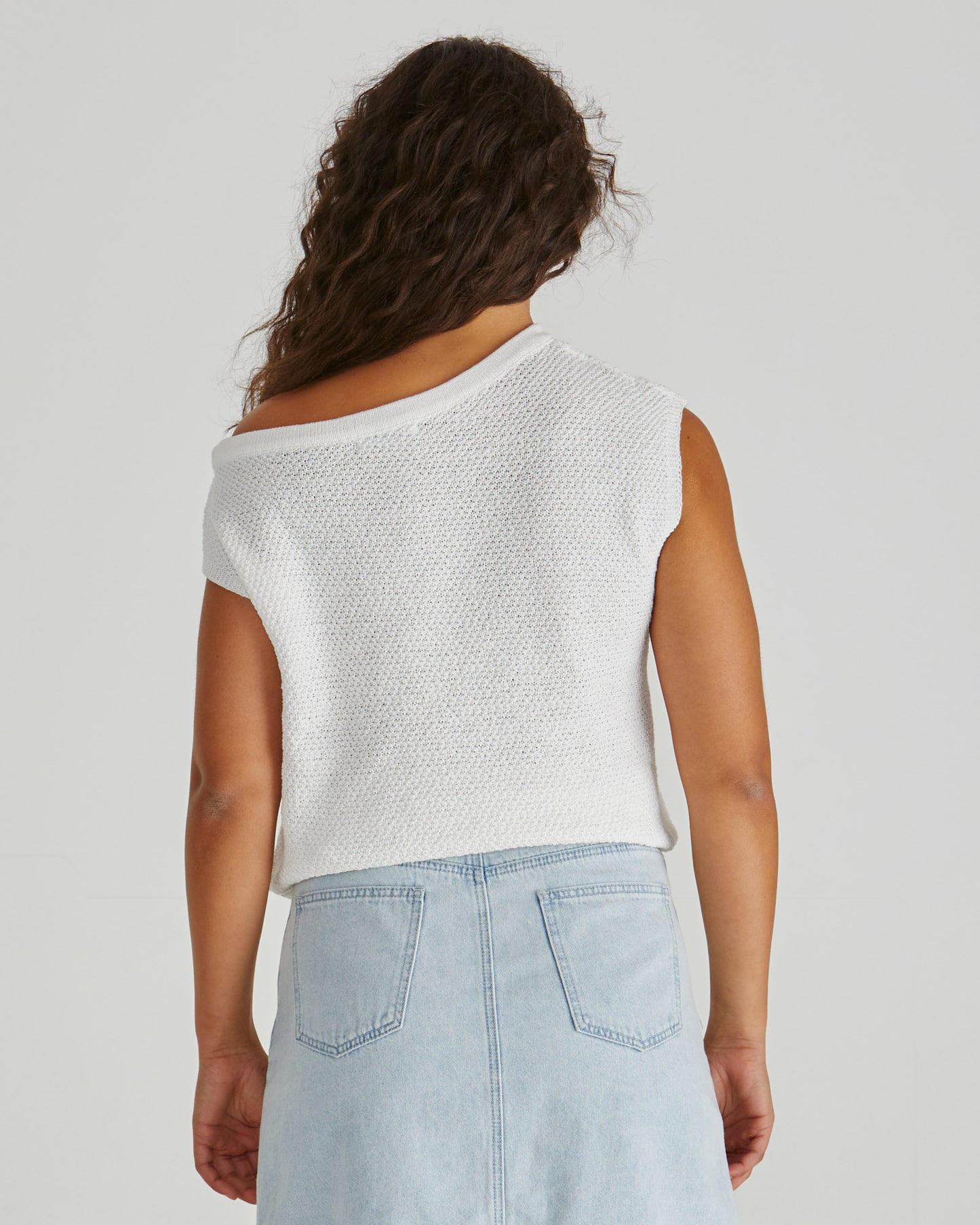 Jaci Knit Top - White