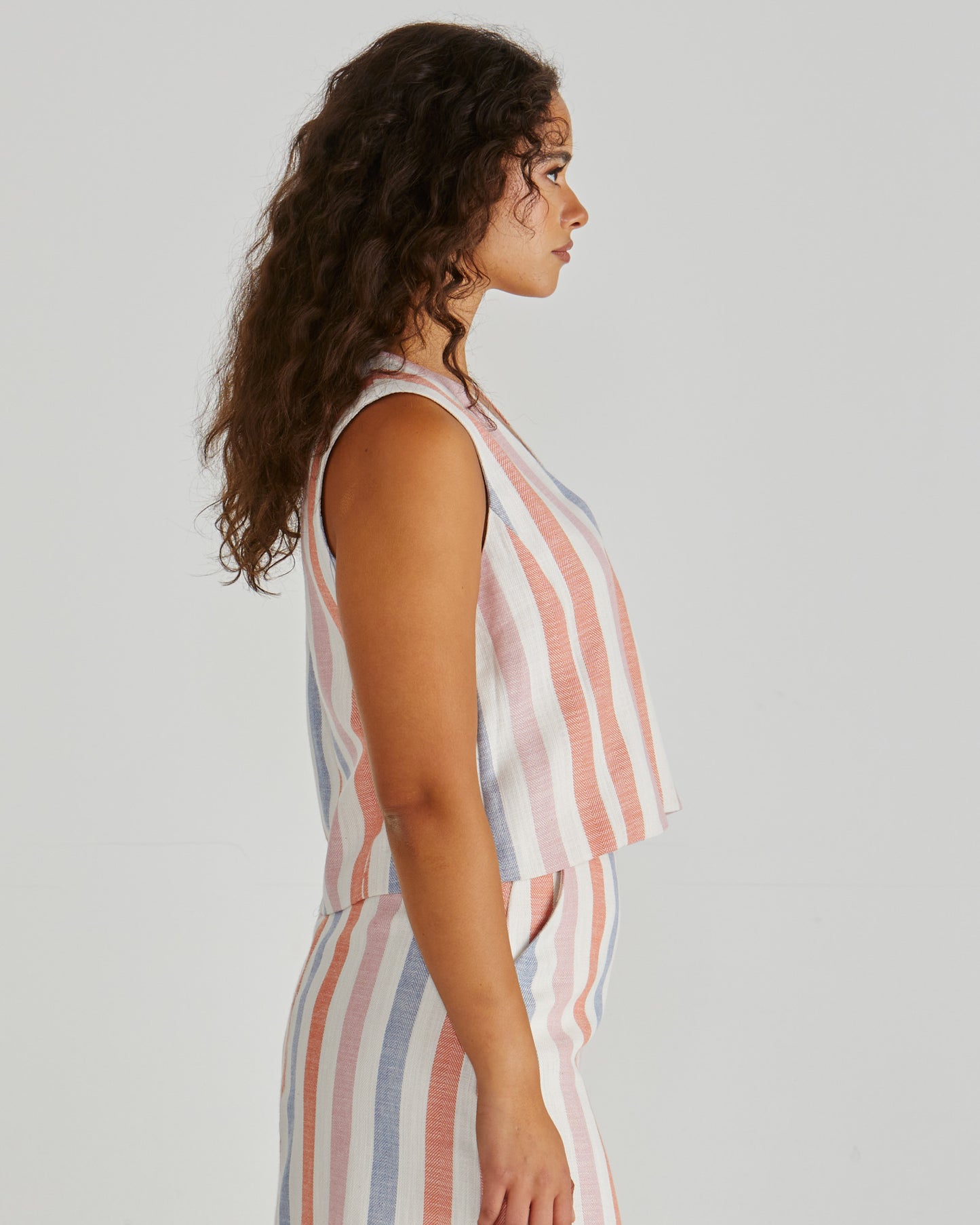 Travis Vest - Multi Stripe