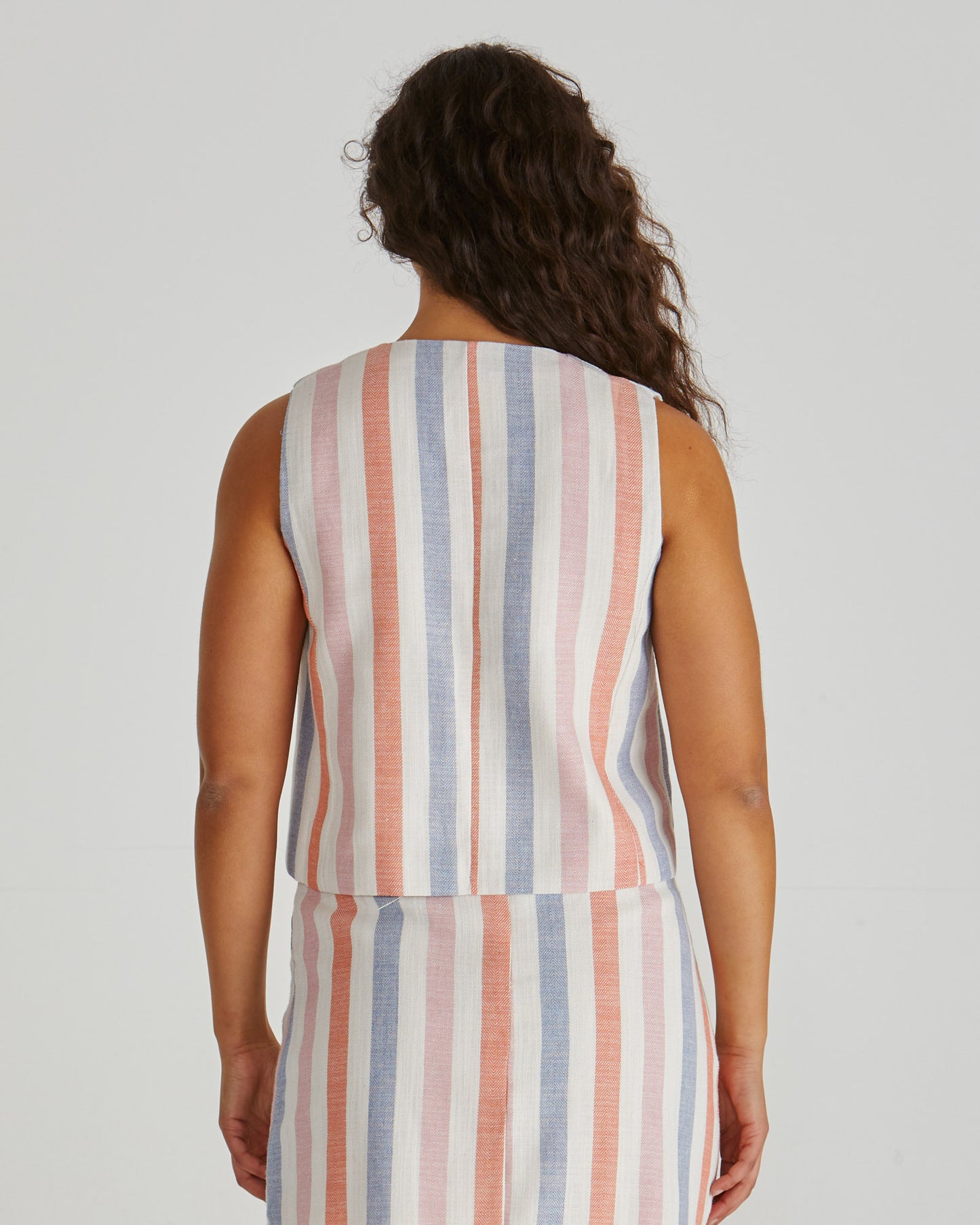 Travis Vest - Multi Stripe