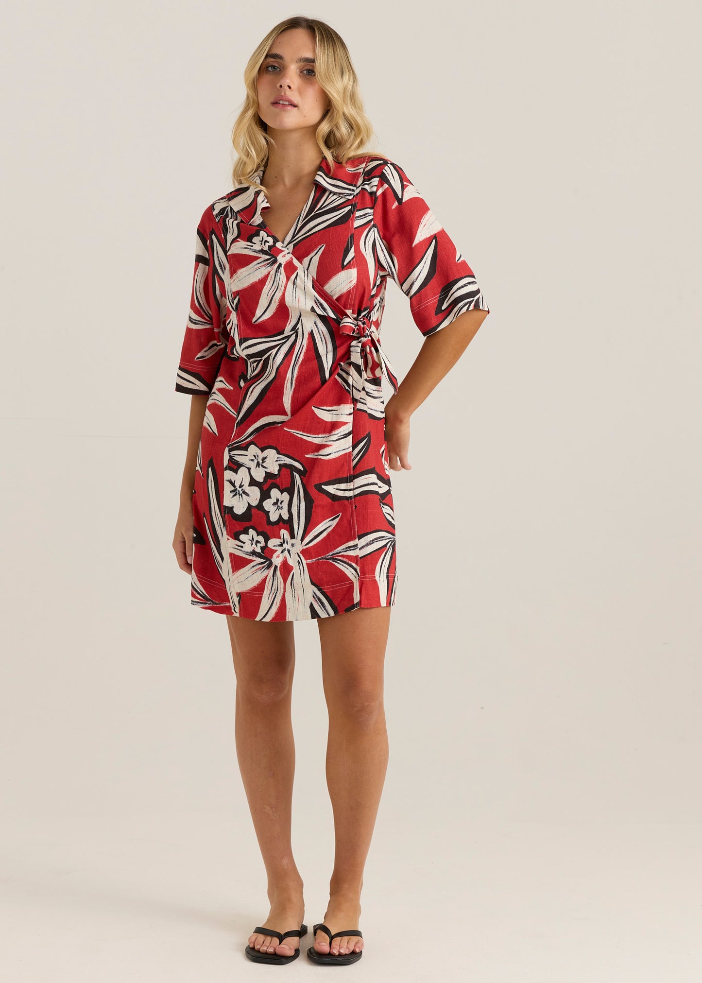 Anella Wrap Dress - Asperula Floral