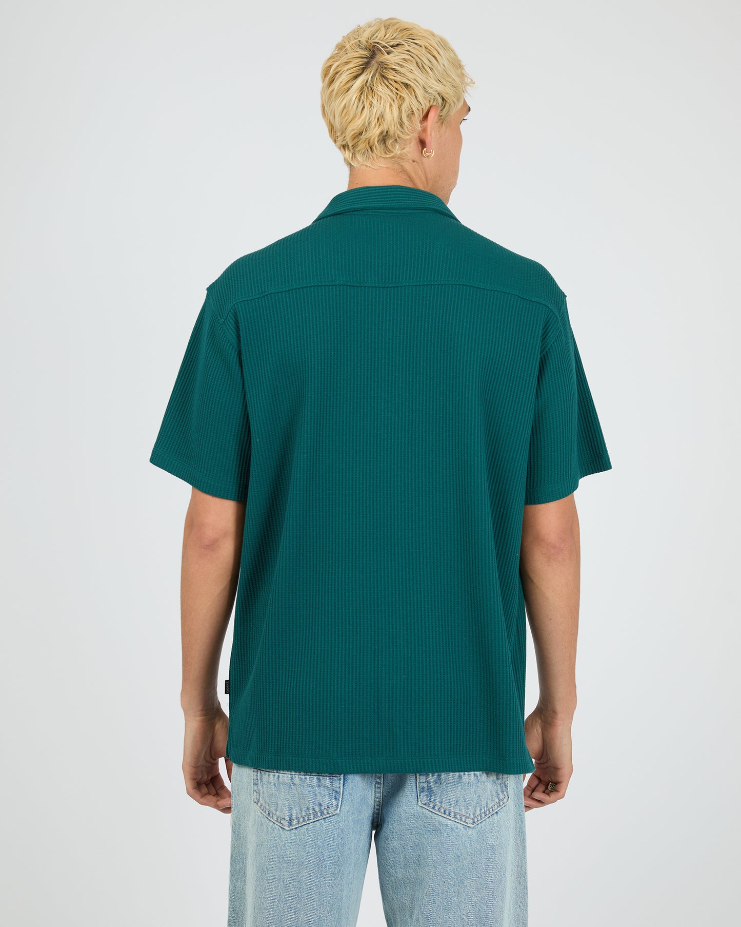 Sessions Waffle SS Shirt - Teal