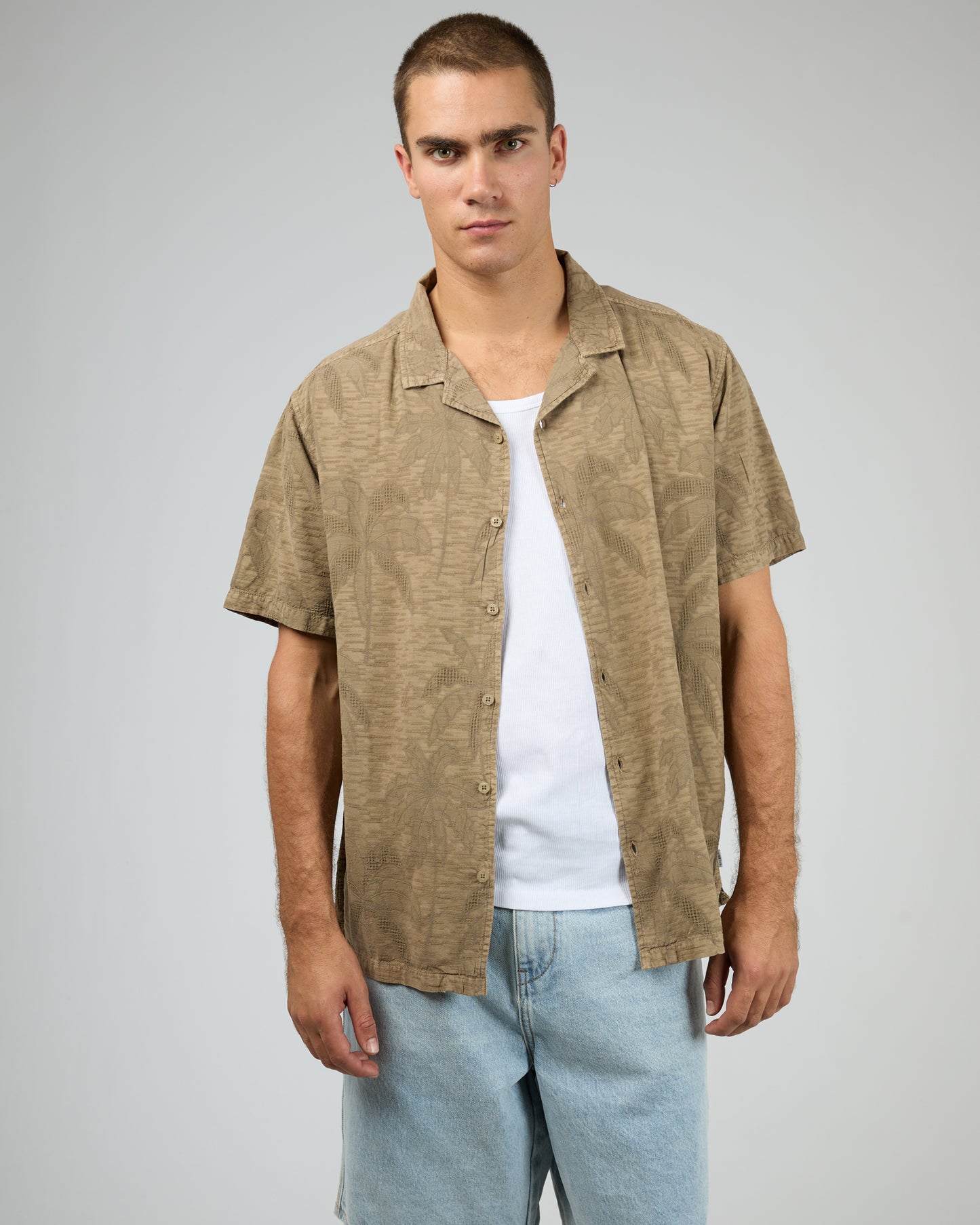 Foliage SS Shirt - Brown