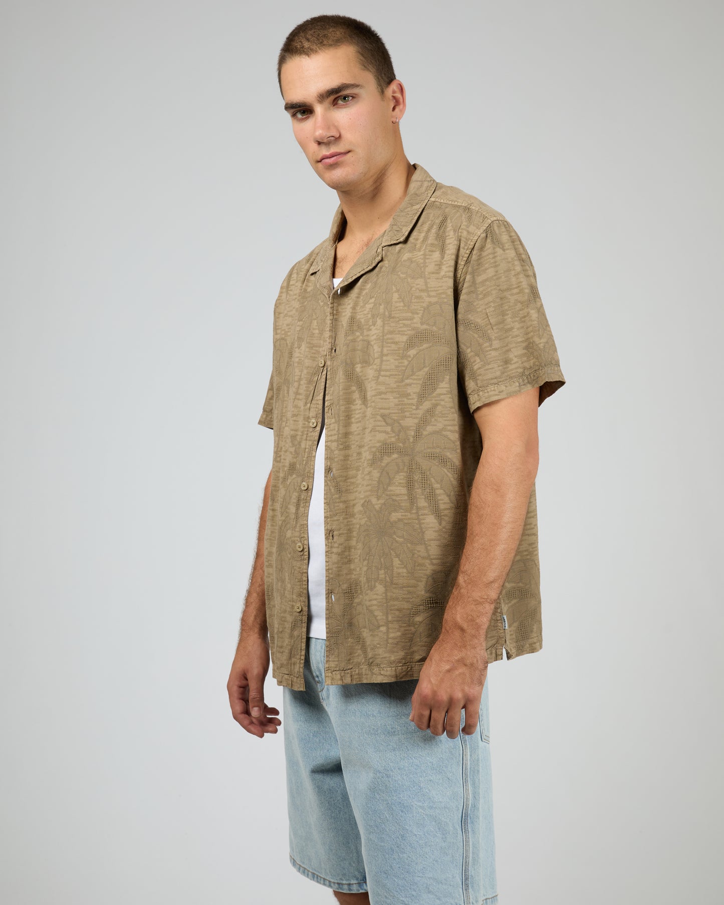 Foliage SS Shirt - Brown