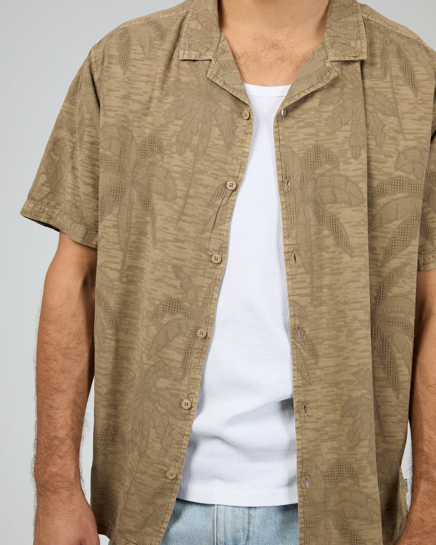Foliage SS Shirt - Brown