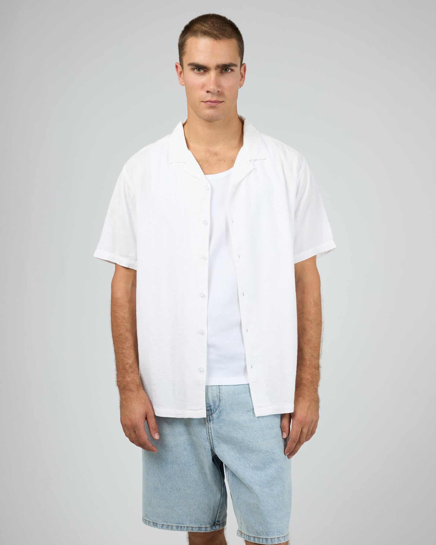 Foliage SS Shirt - White