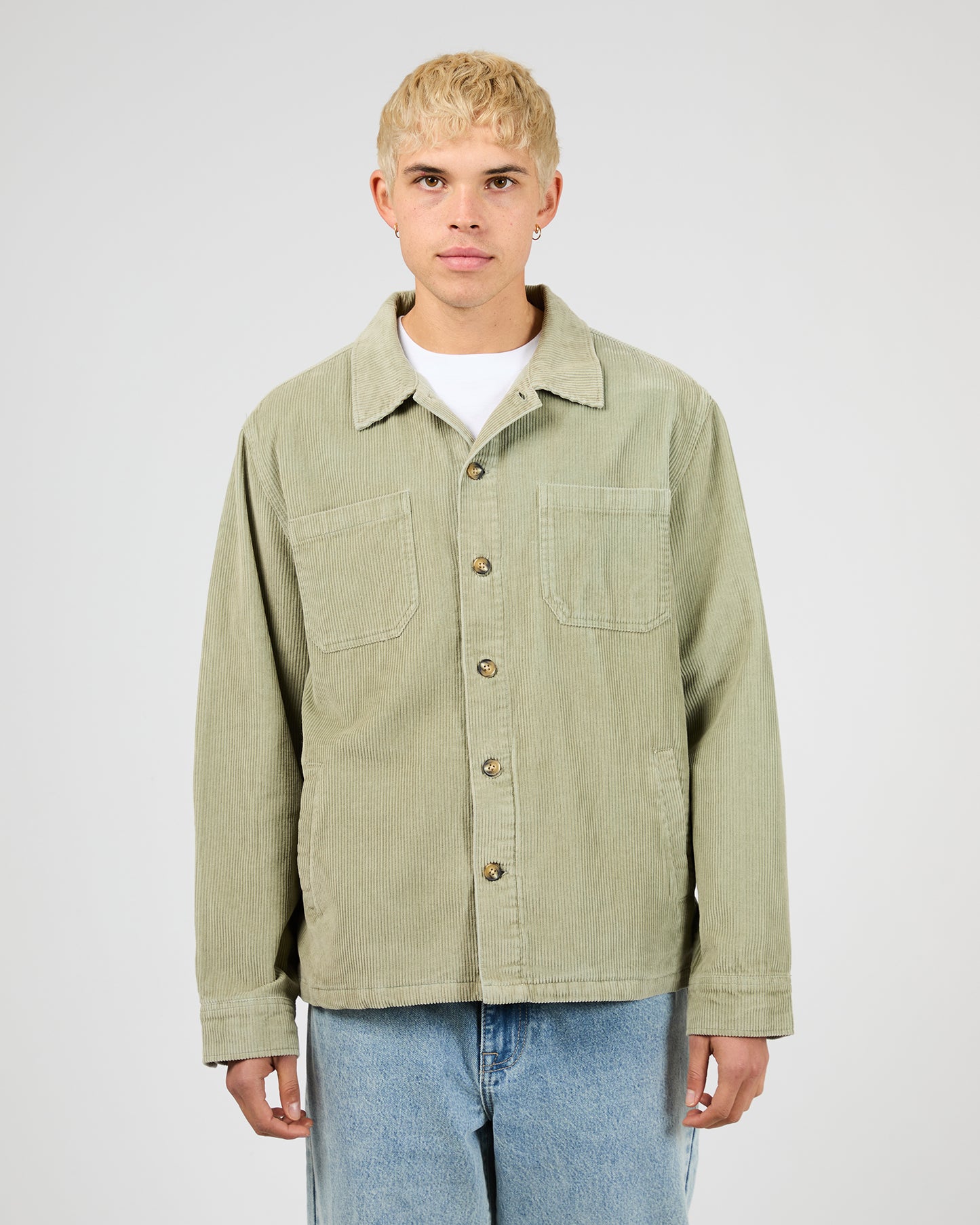 Jameson Cord Shirt - Sage