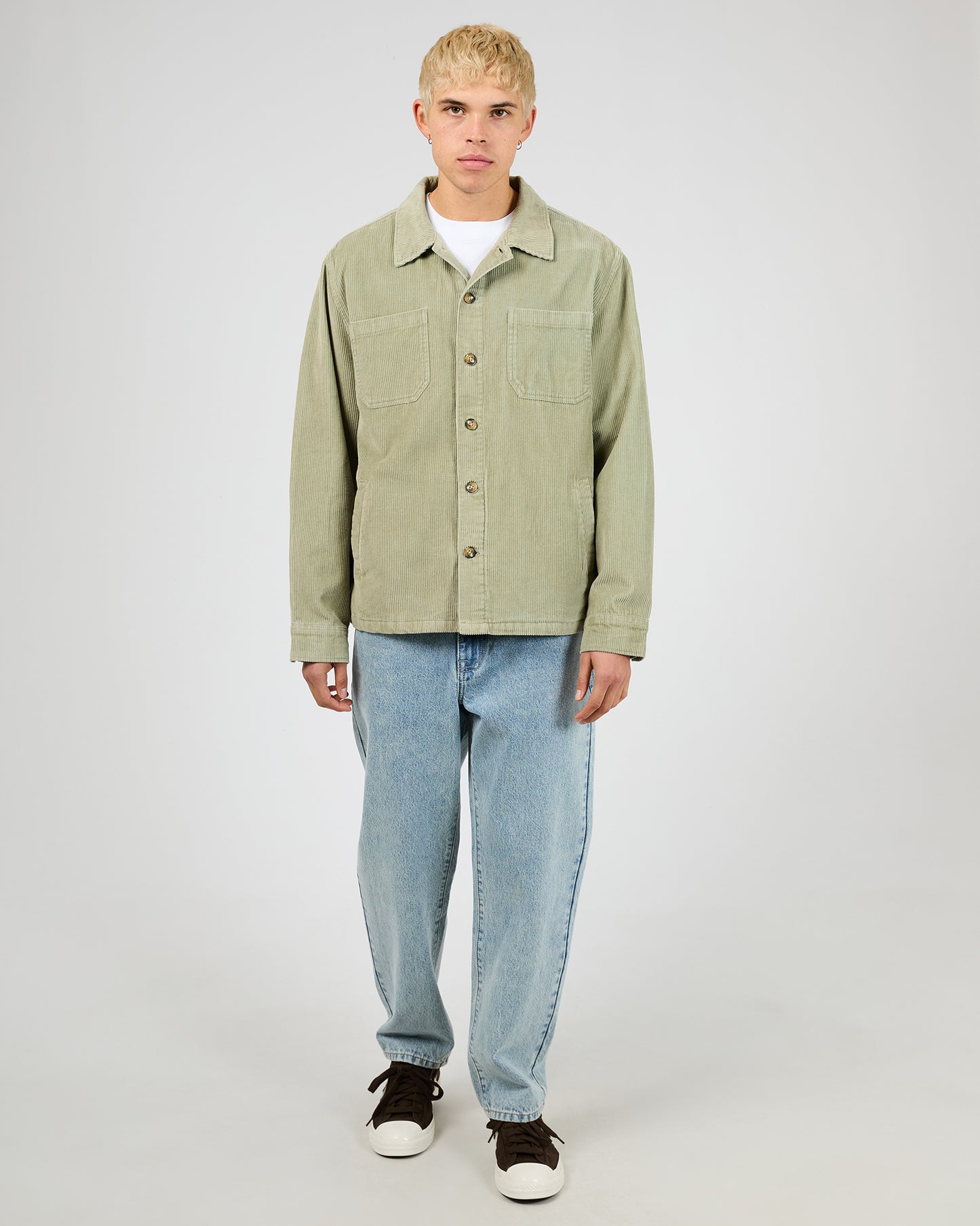 Jameson Cord Shirt - Sage